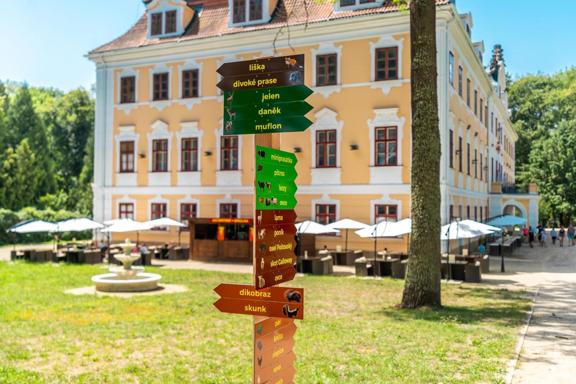 Zamek D'Este Chlum u Trebone Exteriör bild